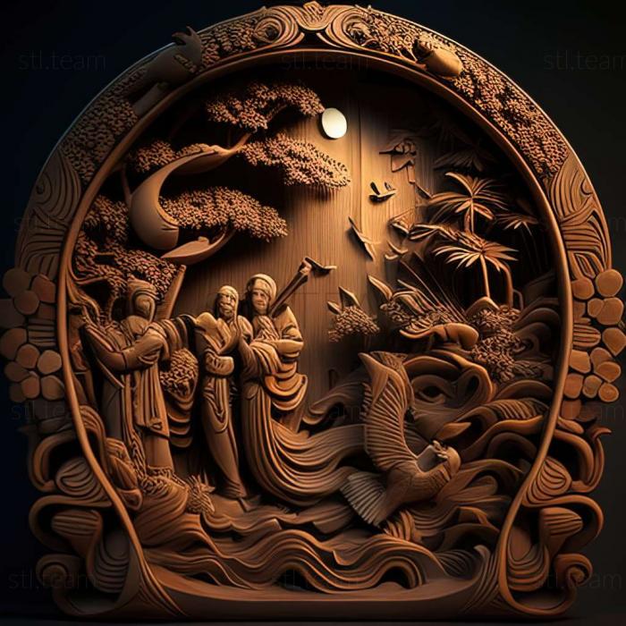 3D модель Стародавній Китай (STL)